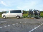 Taxi Piran - Trailers and bicycle holder - trailer for 20 bicycles, a carrier for 4 bikes